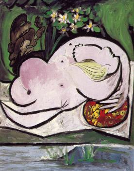 Pablo Picasso : nude in the garden